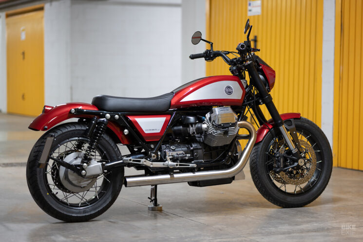 Custom Moto Guzzi California restomod by Officine Rossopuro, Italy