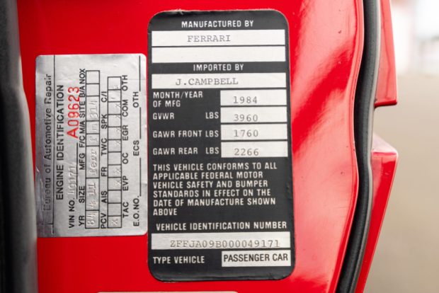 1984 Ferrari 512 BBi
