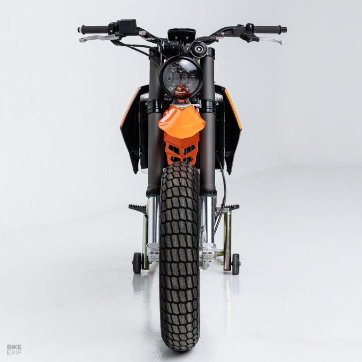 Custom-built KTM 525 EXC street tracker by Mule Motorcycles