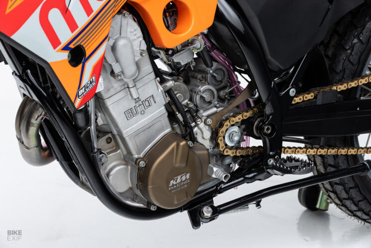 Custom-built KTM 525 EXC street tracker by Mule Motorcycles