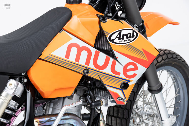 Custom-built KTM 525 EXC street tracker by Mule Motorcycles