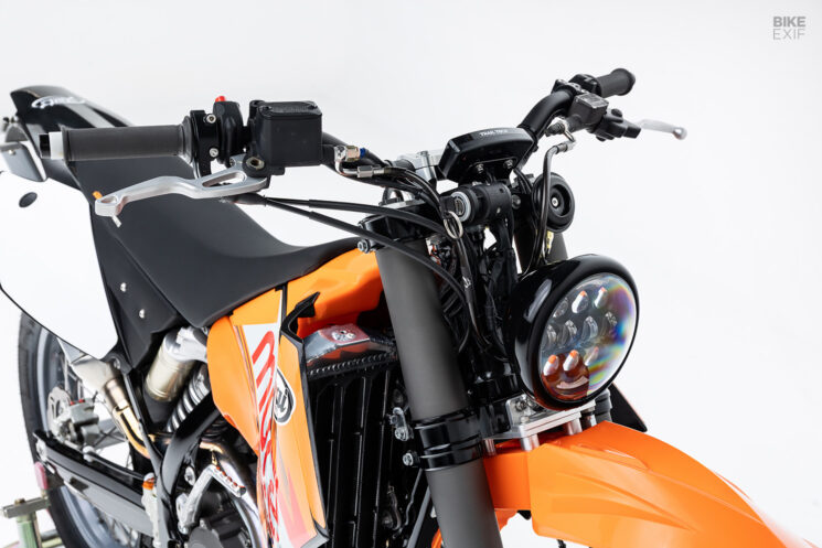 Custom-built KTM 525 EXC street tracker by Mule Motorcycles