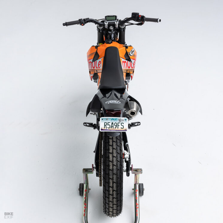 Custom-built KTM 525 EXC street tracker by Mule Motorcycles