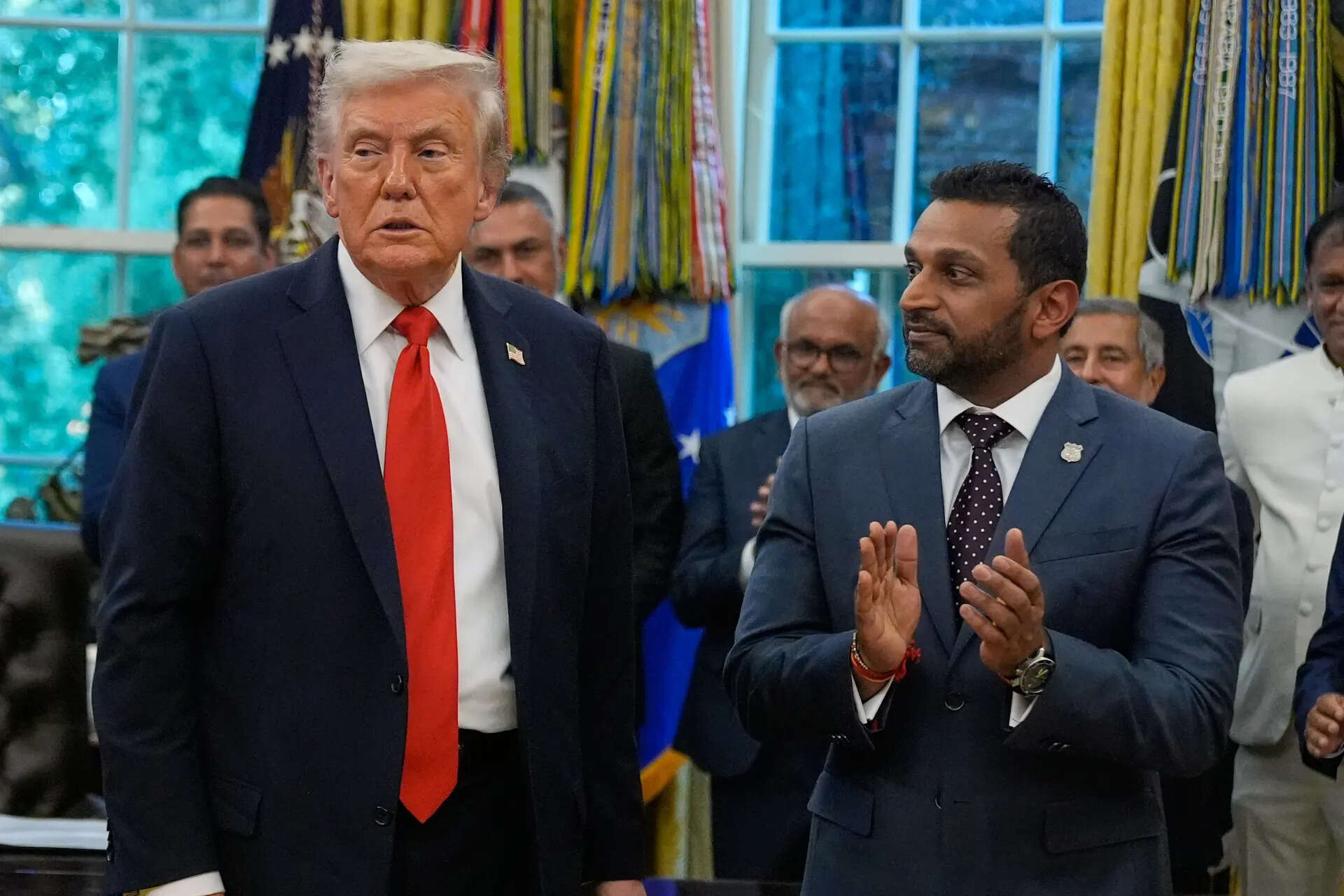Donald Trump and Kash Patel