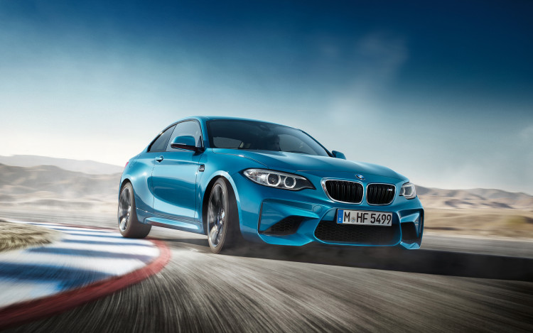 F87 BMW M2 on the track