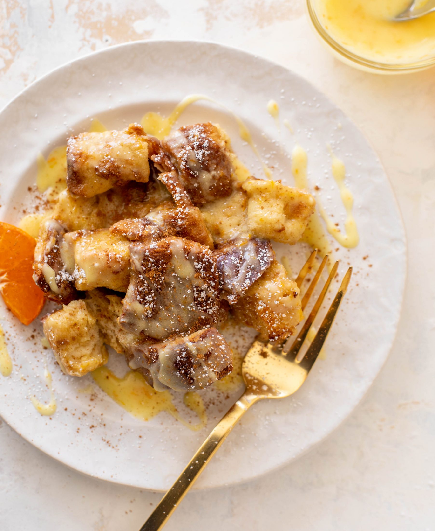 cinnamon orange french toast bake