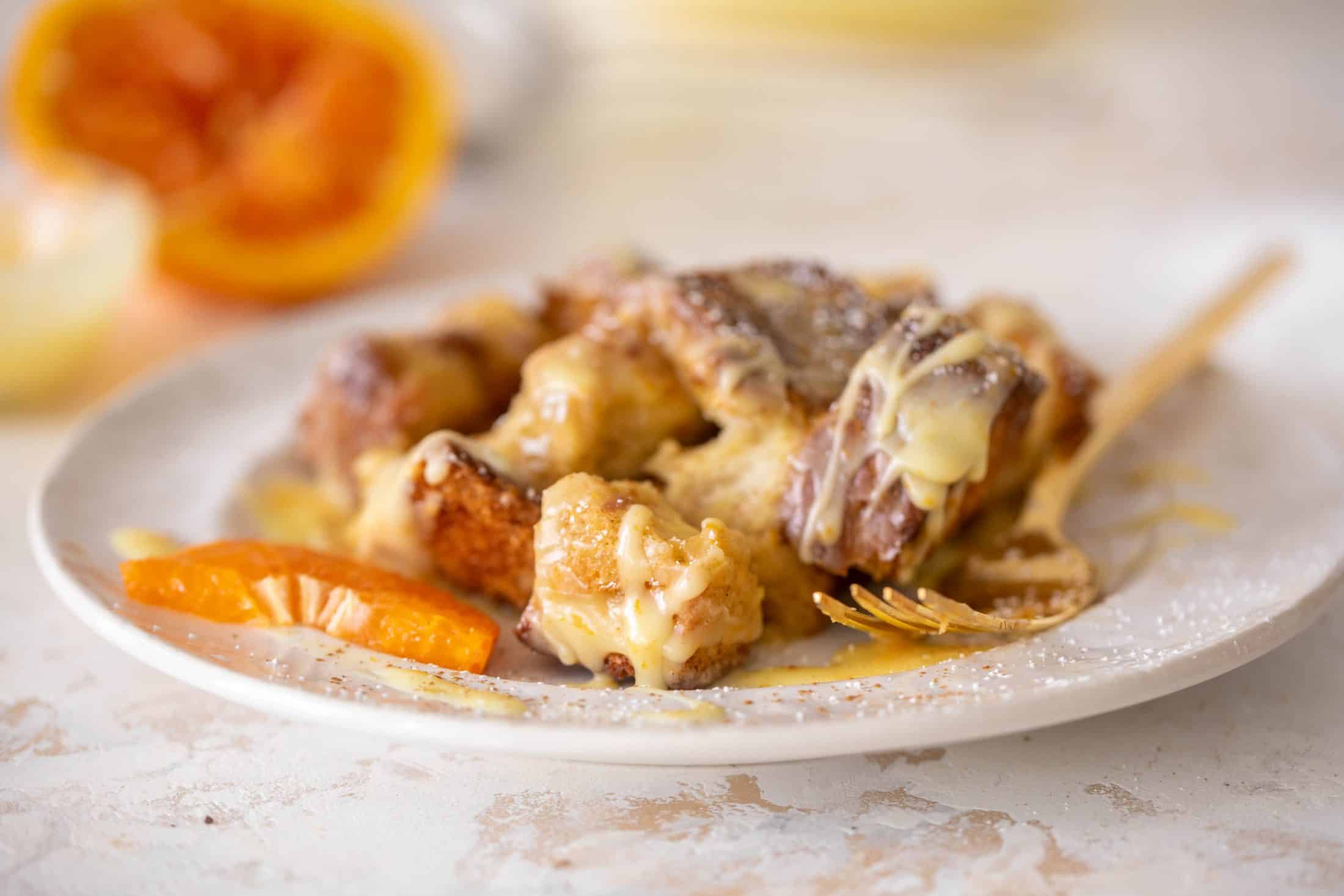 cinnamon orange french toast bake