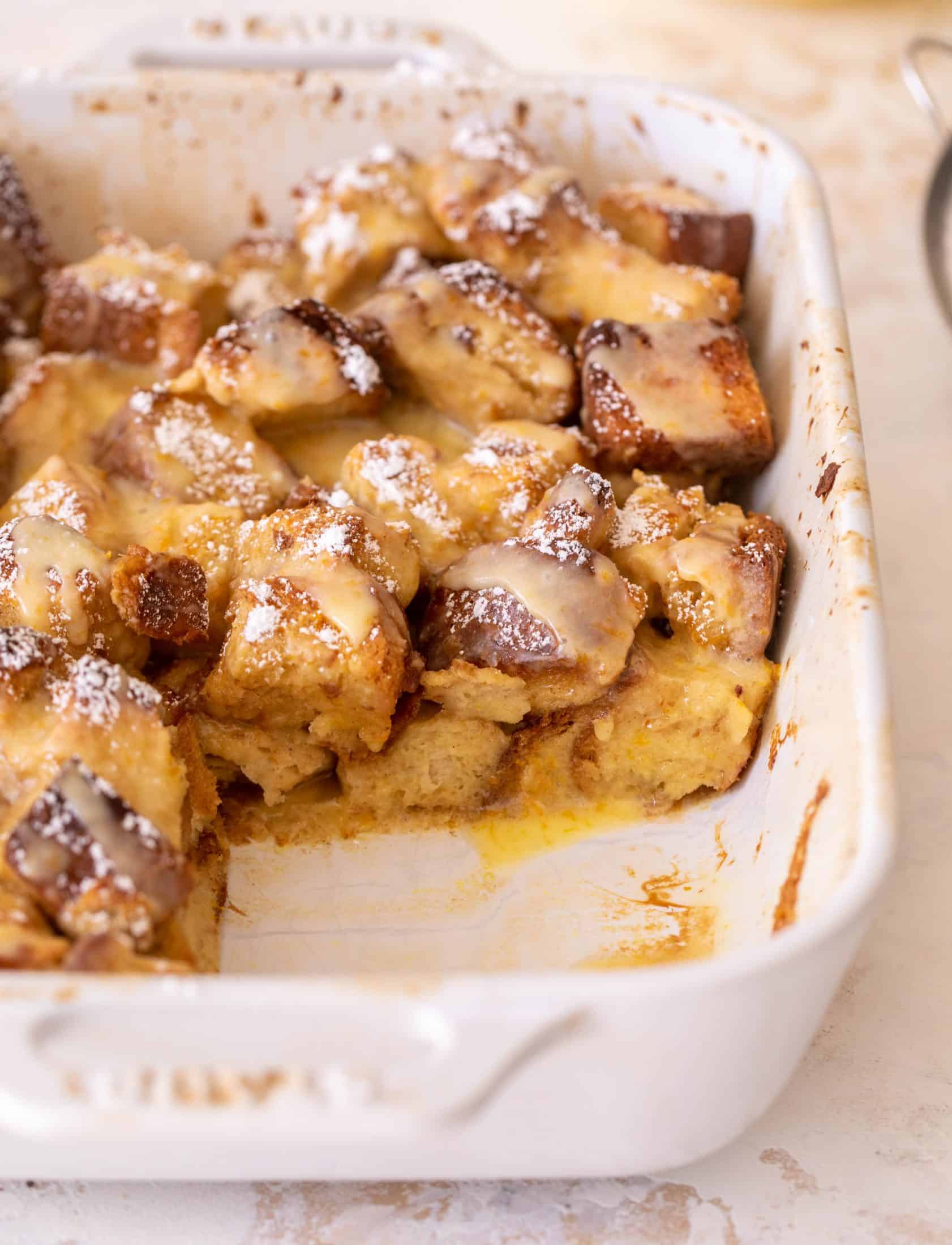 cinnamon orange french toast bake