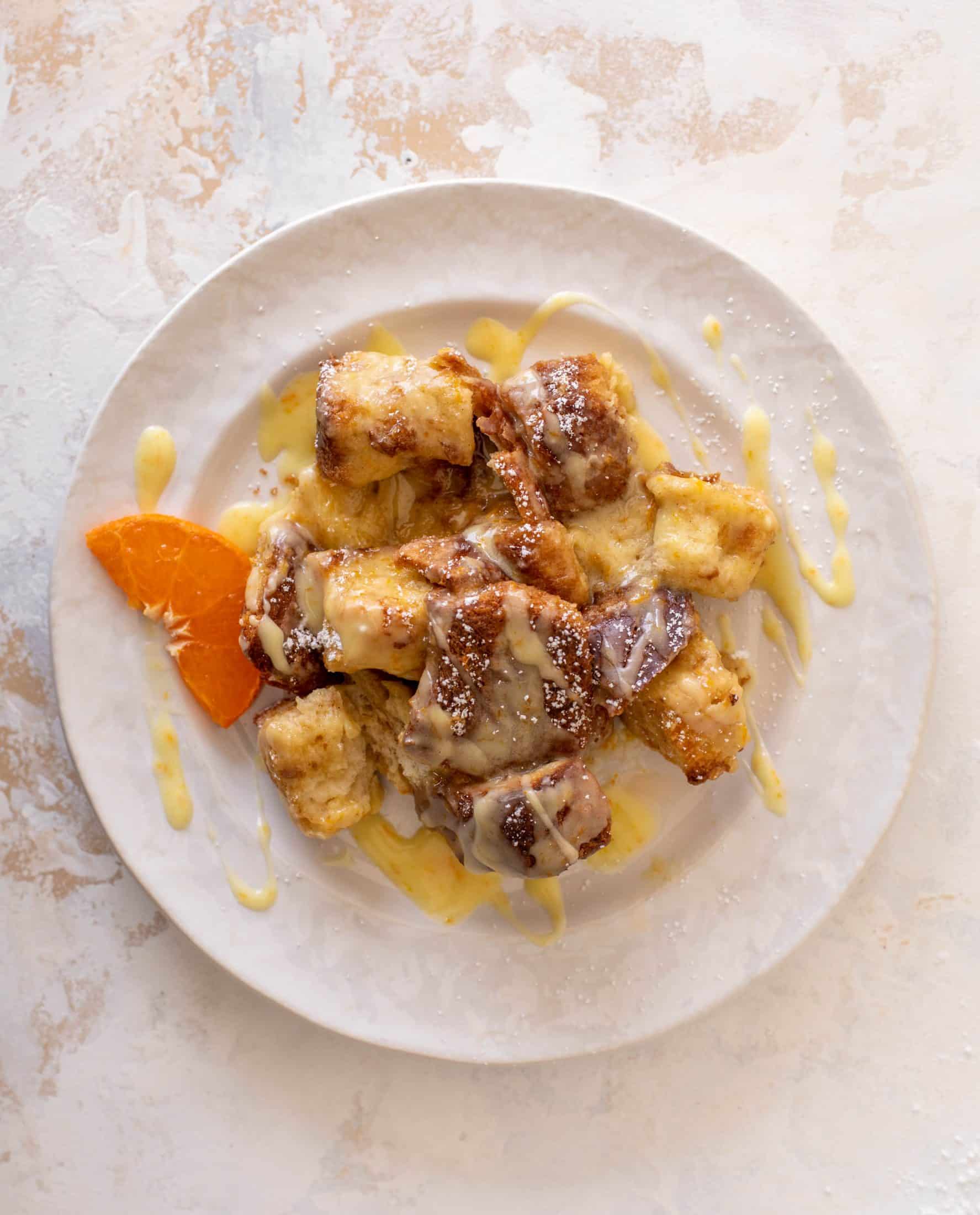cinnamon orange french toast bake