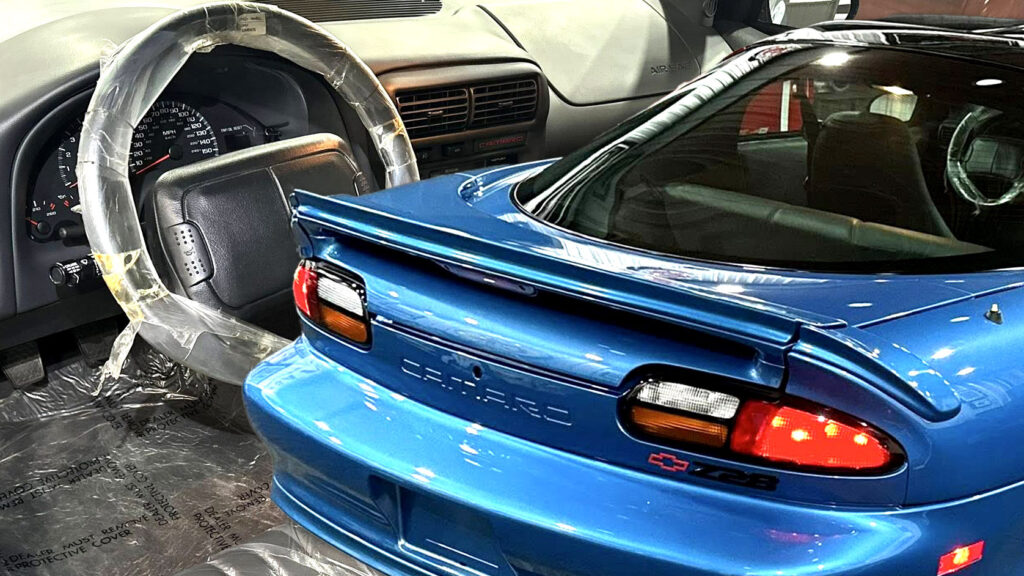  Someone Kept This 1999 Camaro Z28 Untouched For 26 Years