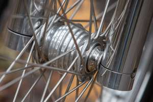 1967 Harley Shovelhead hardtail chopper by Chris Hatton at Left Hand Choppers